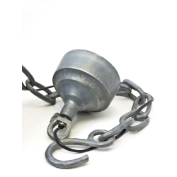 Lampa wisząca metalowa LOFT na Łańcuchu 45cm